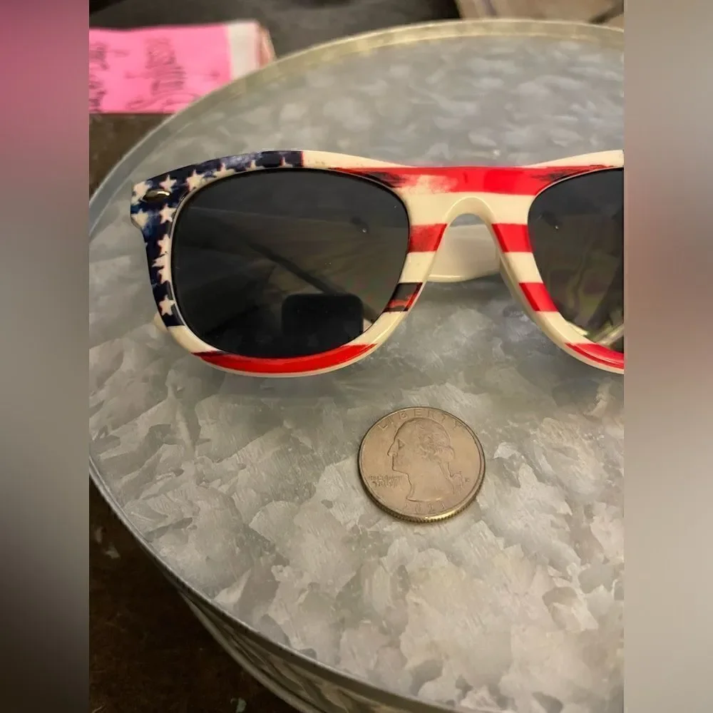 🔥❤️🔥 2 Pair Patriotic Sunglasses Bundle USA Novelty American Theme NWOT